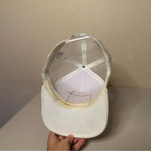 Little Rogue Co White Hat with Multicolor Band - Picture 6 of 6